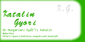 katalin gyori business card